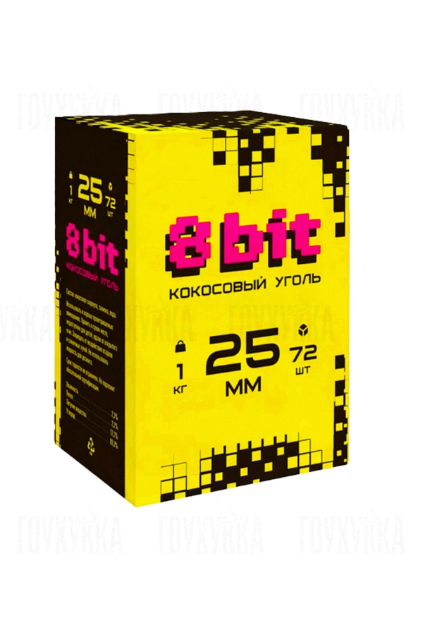 Уголь для кальяна 8 bit (72 шт)